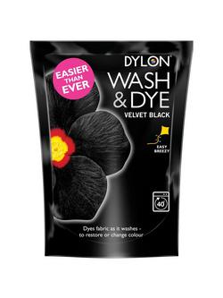 DYLON Wash 'n' Dye Machine Dye, Velvet Black