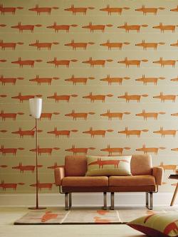 Scion Mr Fox Paste the Wall Wallpaper - view 2, 110847