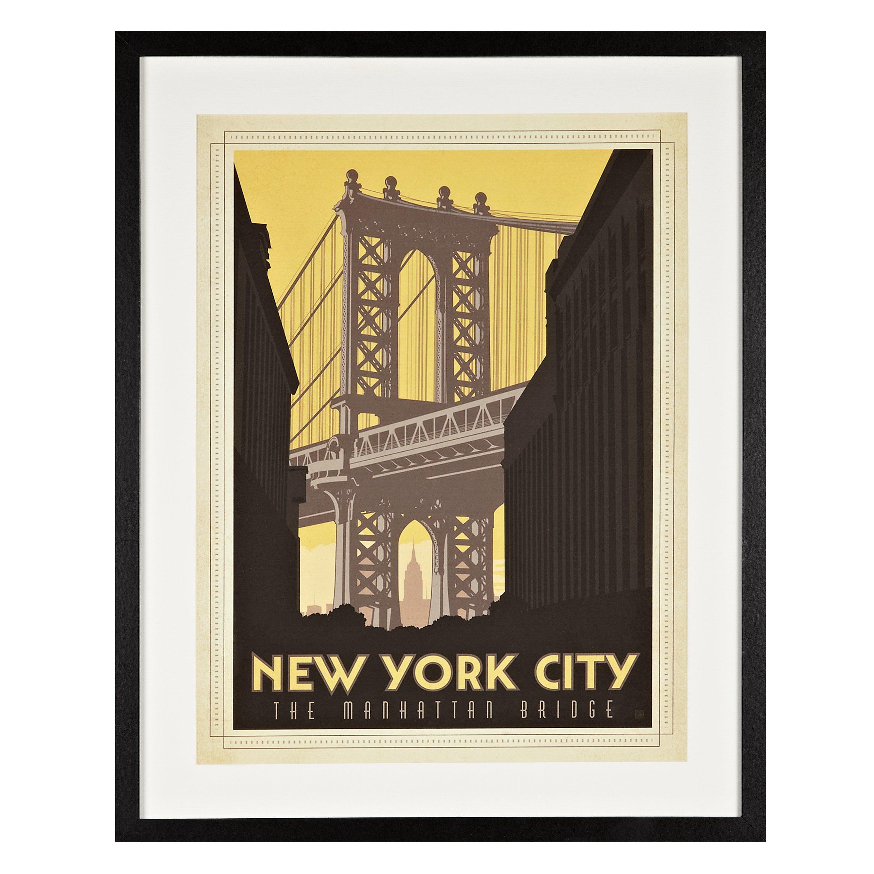 Anonymous - New York City Framed Print, 65 x 52cm
