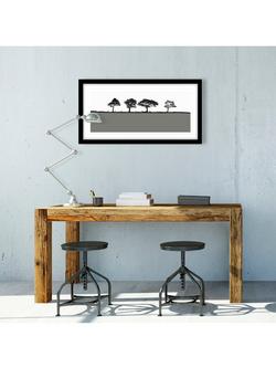 John Lewis Jacky Al-Samarraie 'Harrogate' Framed Print, 44 x 84cm - view 2, Grey