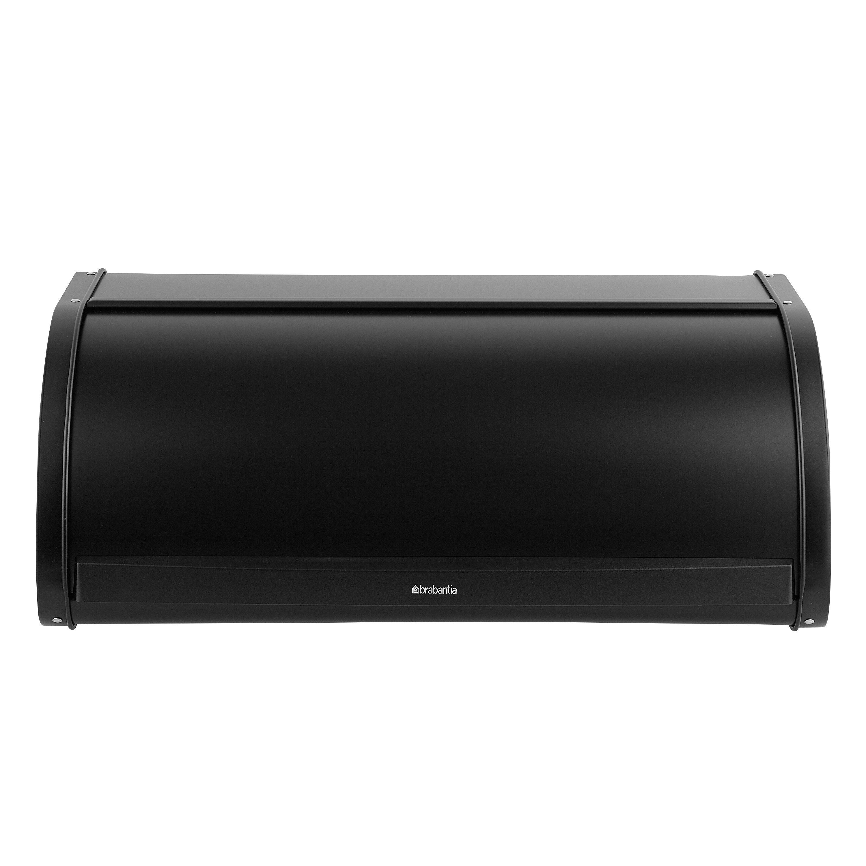 Brabantia Roll Top Bread Bin, Matt Black