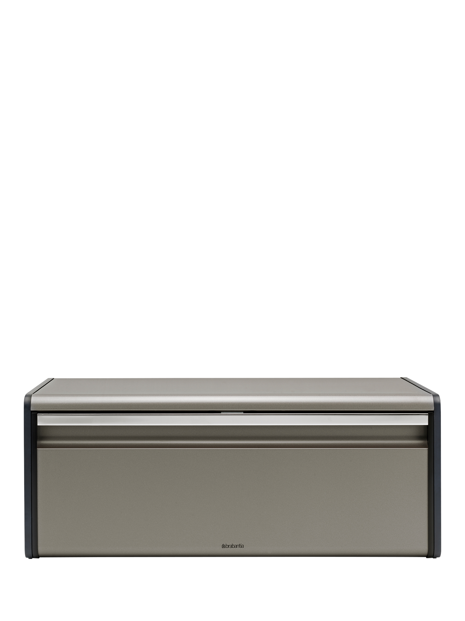 Brabantia Fall Front Bread Bin, Platinum