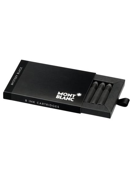 Montblanc Fountain Pen Ink Cartridges, Pack of 8, Mystery Black