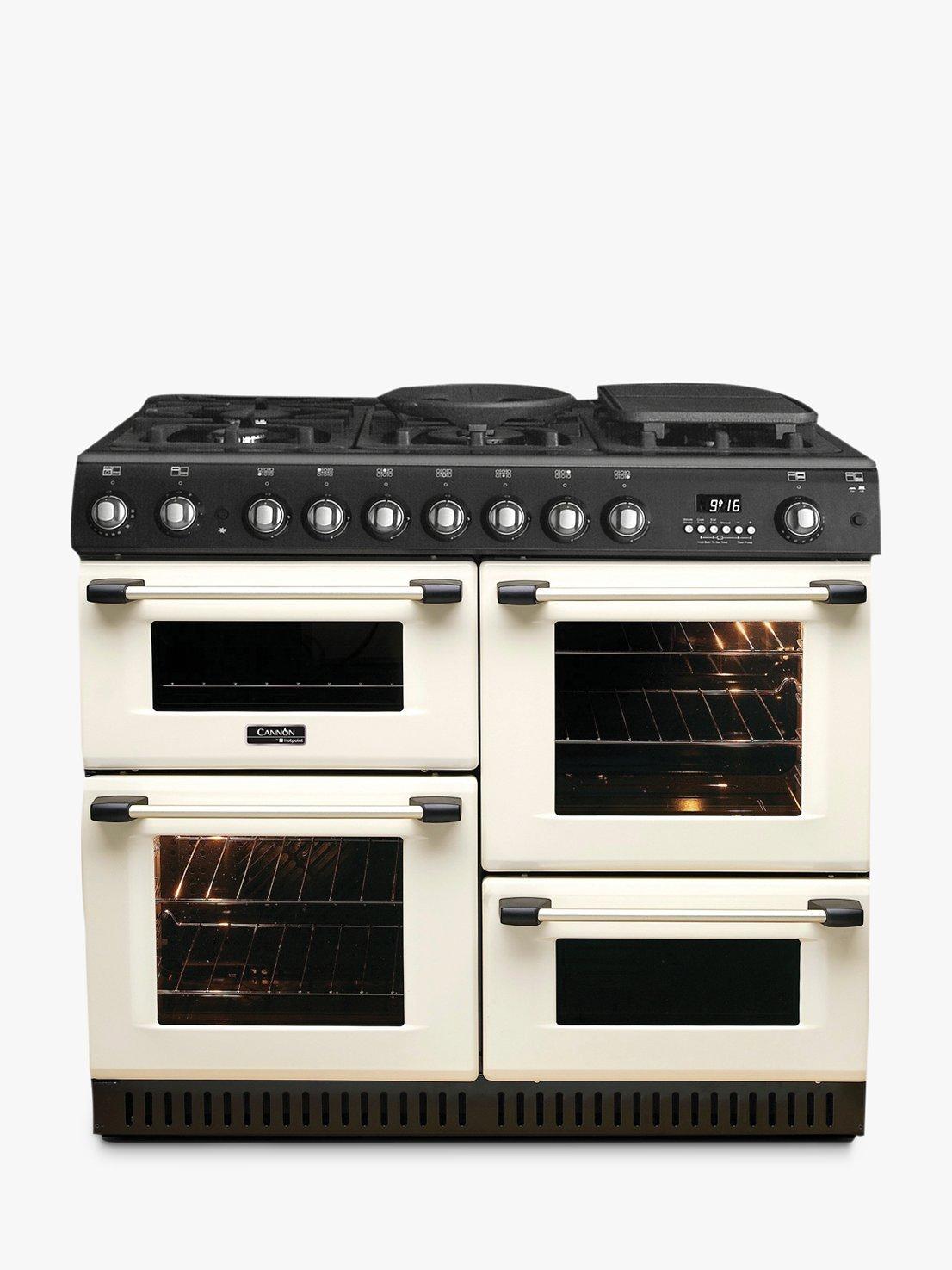 Hotpoint Cannon CH10755GFS Gas Range Cooker, Cream