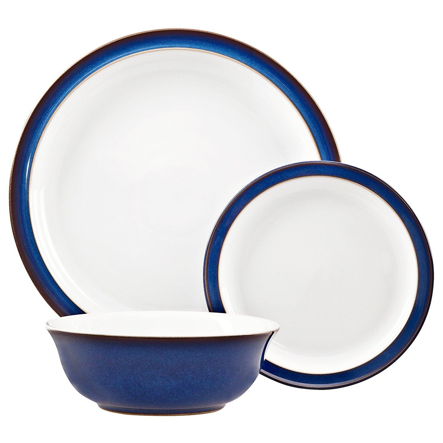 Denby blue plates hotsell