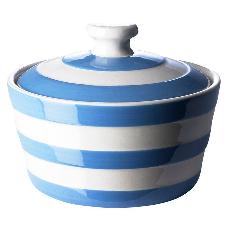 Cornishware Butter Dish, Blue/White