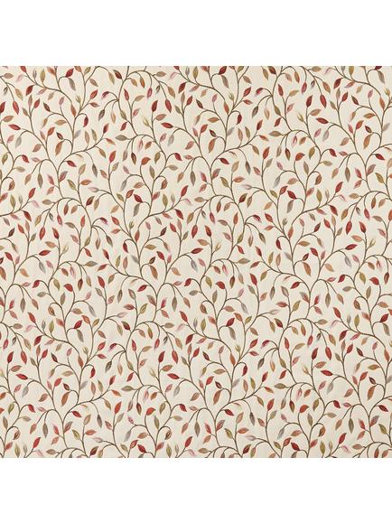 Voyage Cervino Made to Measure Curtains or Roman Blind, Red / Nut, Red / Nut