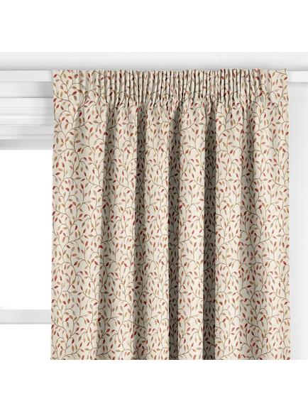 Voyage Cervino Made to Measure Curtains or Roman Blind, Red / Nut - view 2, Red / Nut