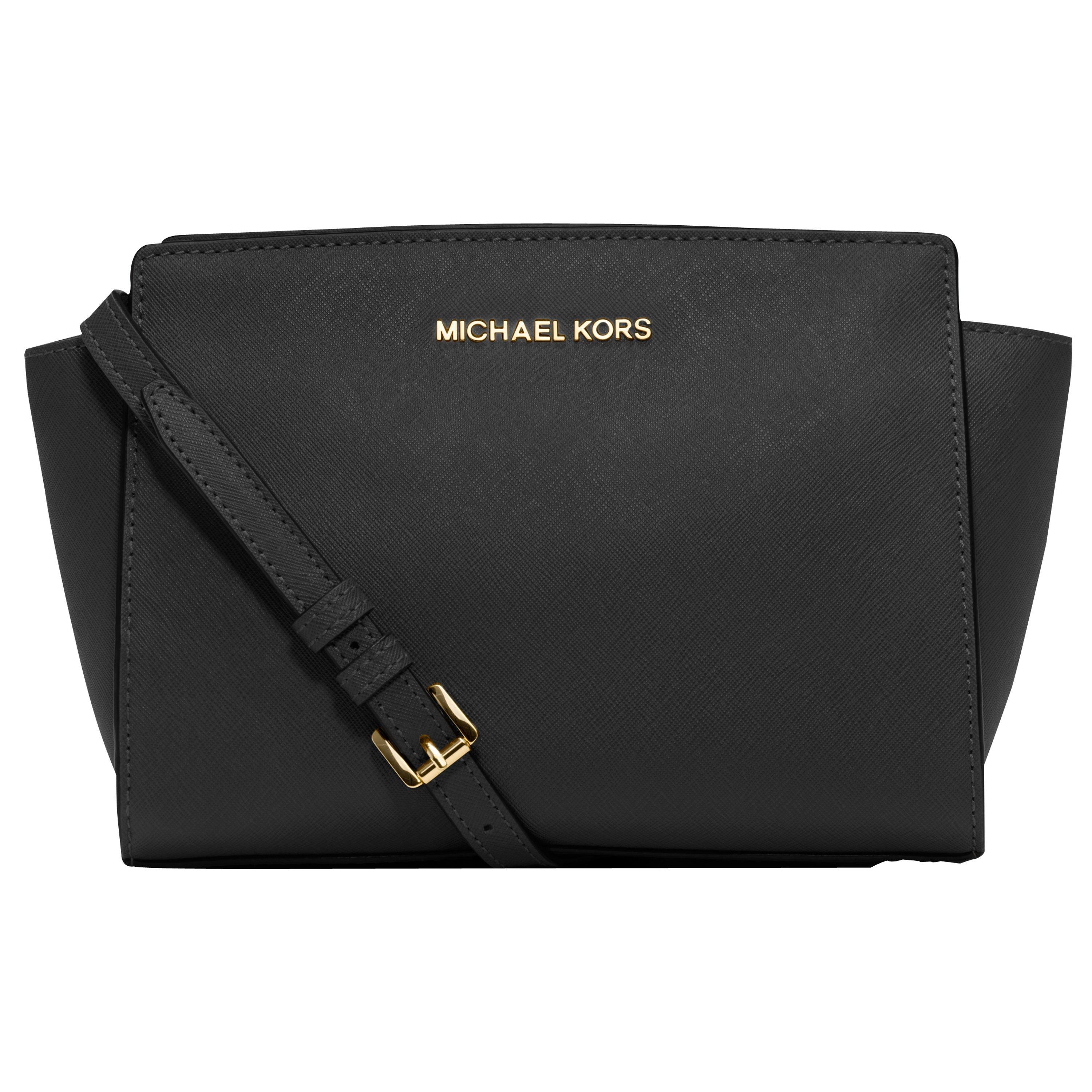 MICHAEL Michael Kors Selma Mid Leather Messenger Bag