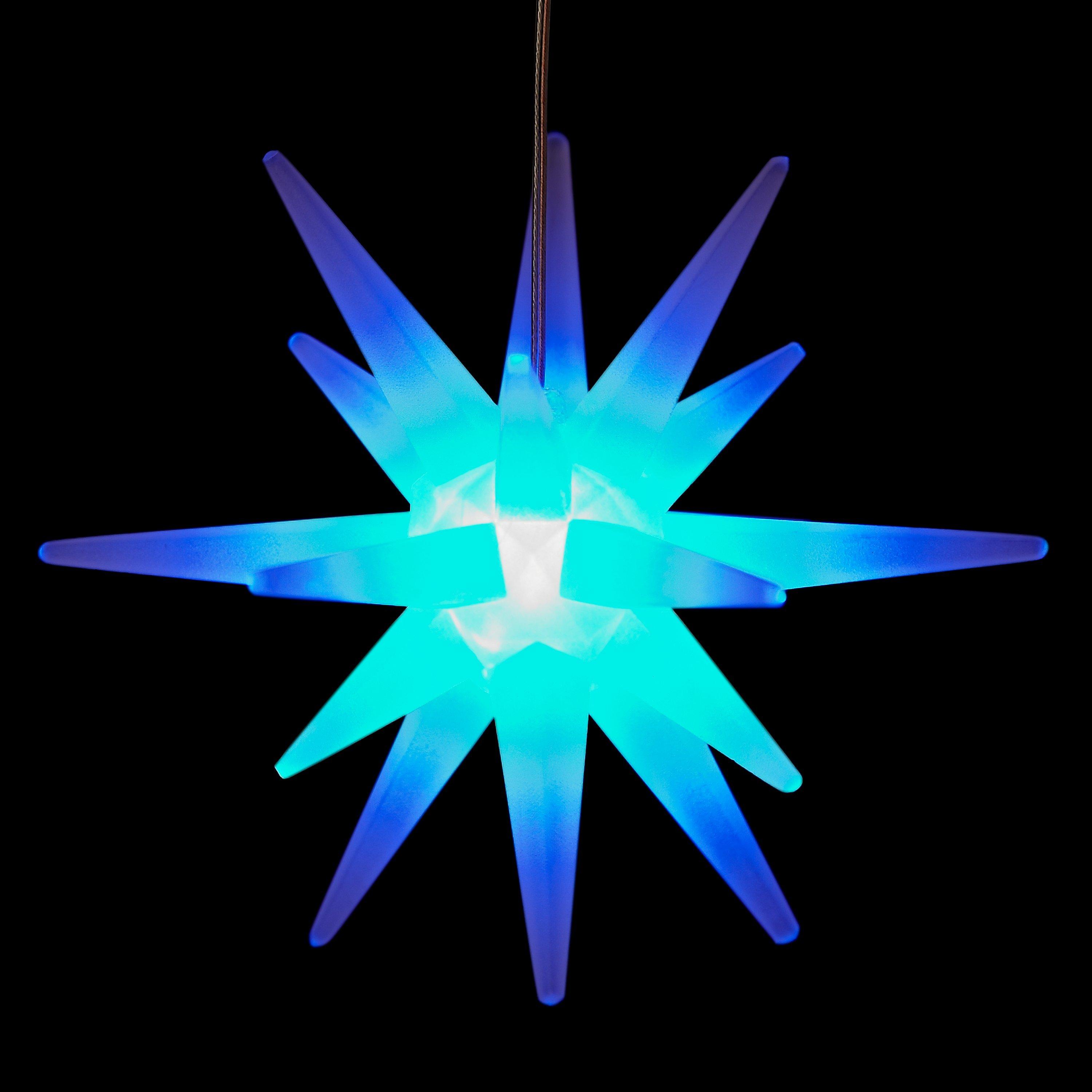 John Lewis Starburst LED Window Light, Blue