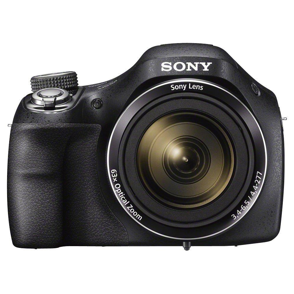 Sony Cyber-Shot DSC-H400 Bridge Camera, HD 720p, 20.1MP, 63x Optical Zoom, 3” LCD Screen