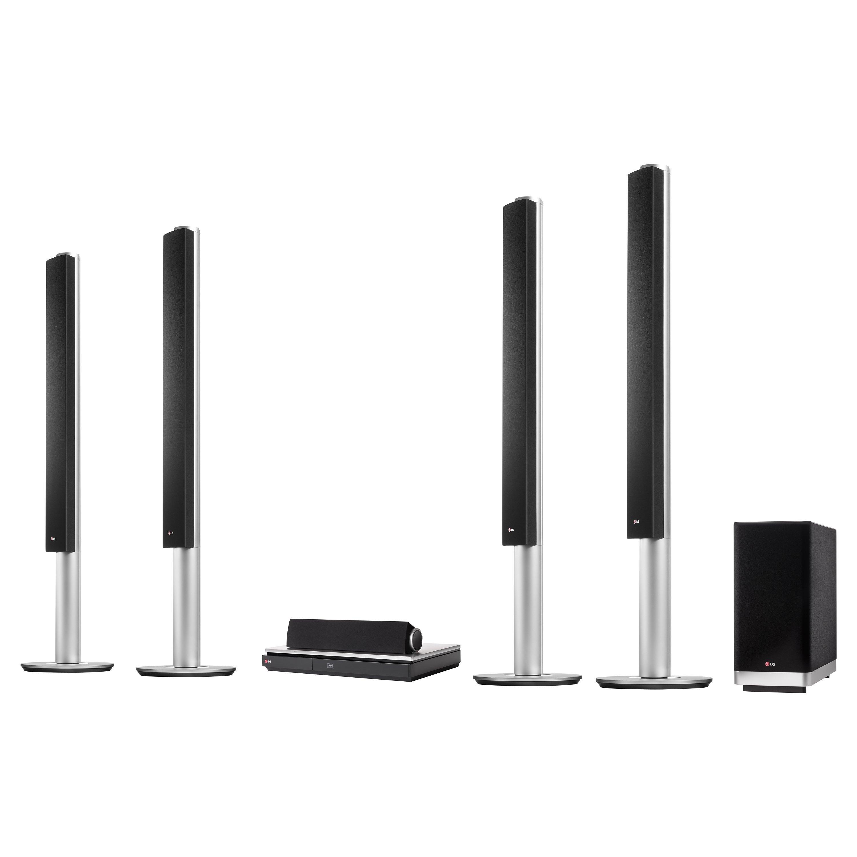 LG BH9540TW 9.1 3D Blu-ray/DVD 4K Upscaling Smart Home Cinema System