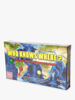Wildcard Games Who Knows Where? – Global Location Guessing Board Game, Multi