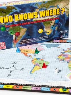 Wildcard Games Who Knows Where? – Global Location Guessing Board Game - view 2, Multi