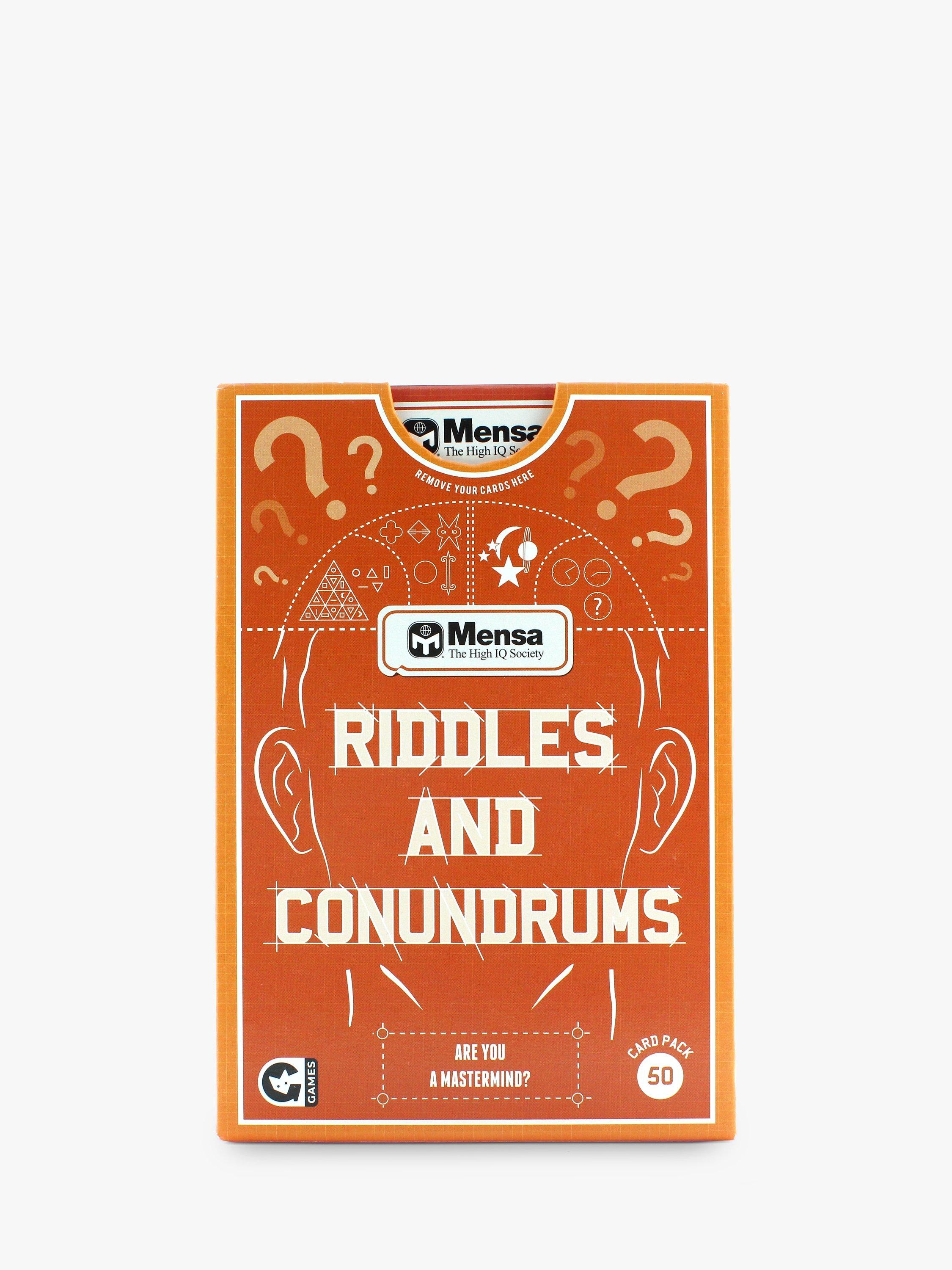 Ginger Fox, Mensa Riddles & Conundrums