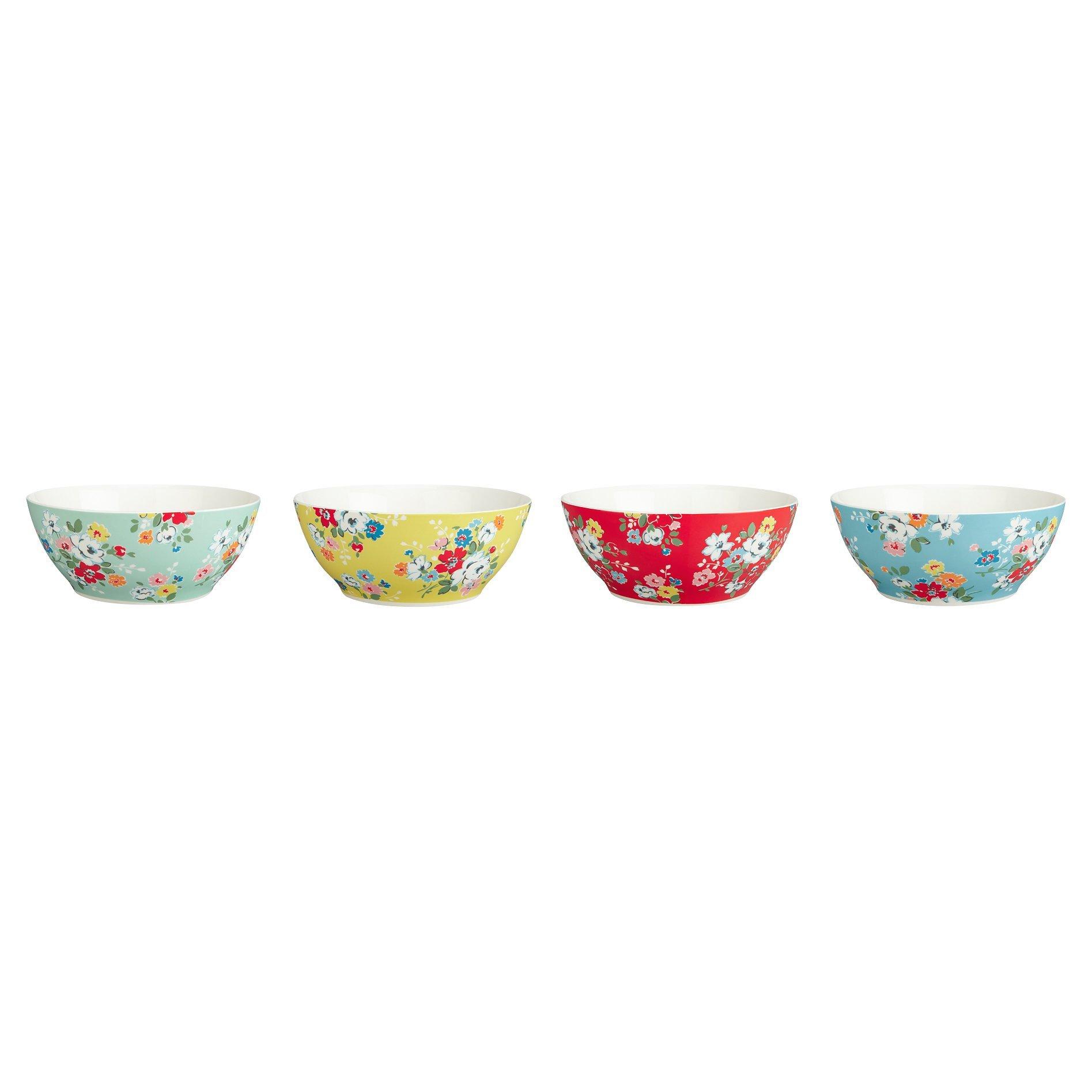 Cath Kidston Clifton Rose Cereal Bowls, Set of 4