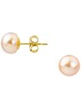 E.W Adams 9ct Yellow Gold Freshwater Pearl Stud Earrings