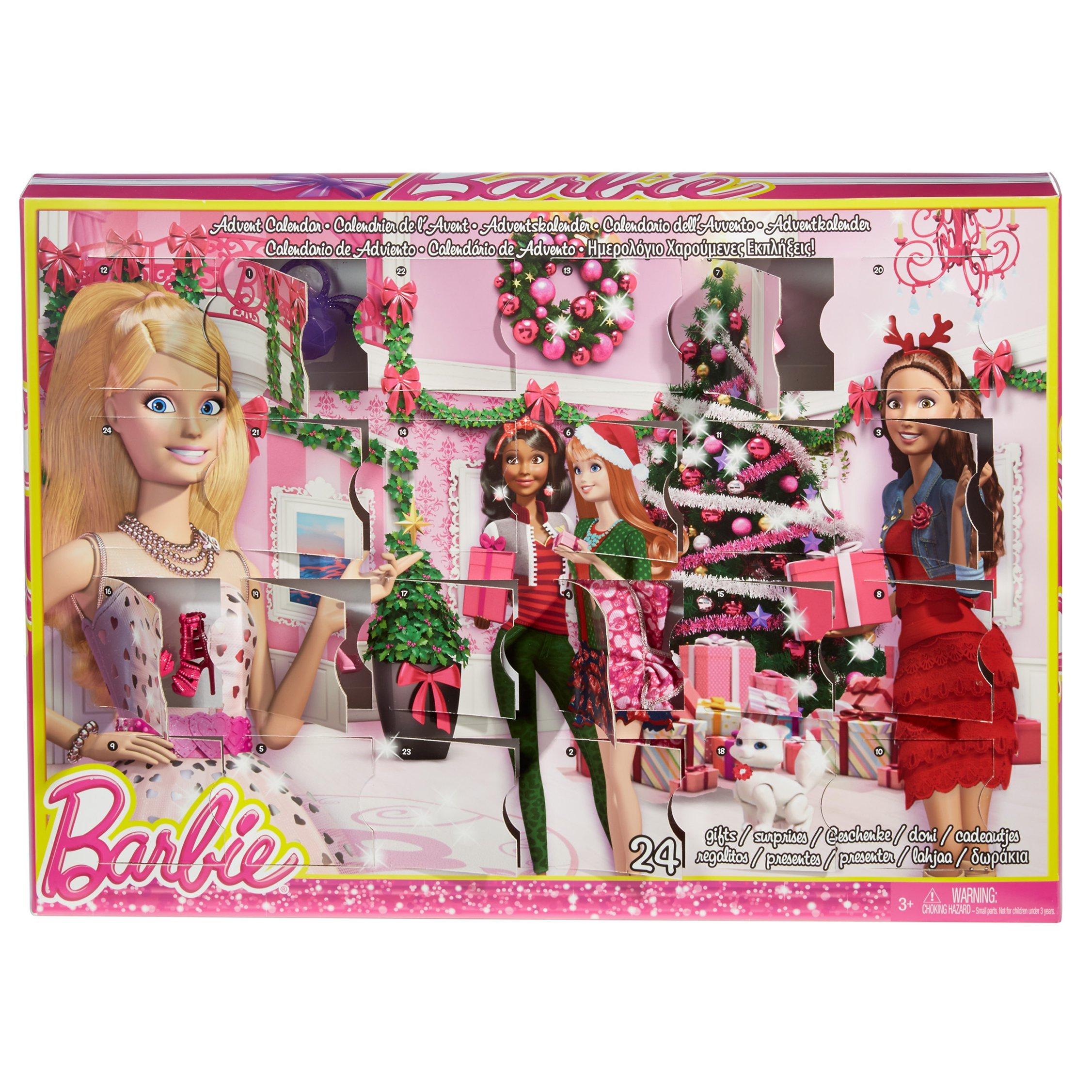 Barbie Advent Calendar with 24 Barbie Gifts