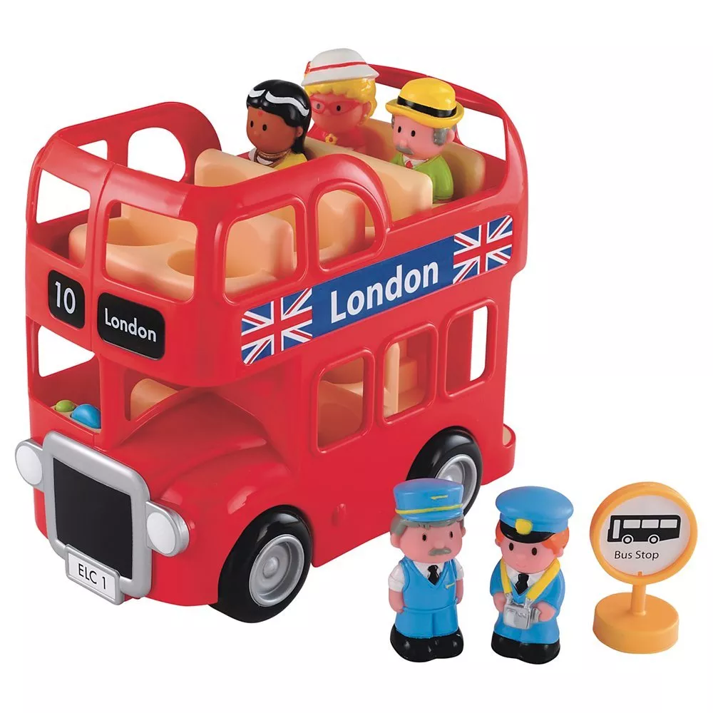 Elc happyland london bus playset on sale