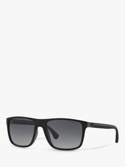Emporio Armani EA4033 Square Sunglasses, Black
