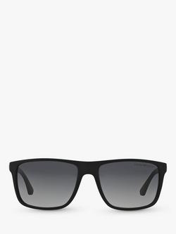 Emporio Armani EA4033 Square Sunglasses - view 2, Black