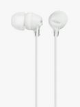 Sony MDR-EX15AP In-Ear Headphones with Mic/Remote, White