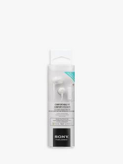 Sony MDR-EX15AP In-Ear Headphones with Mic/Remote - view 2, White