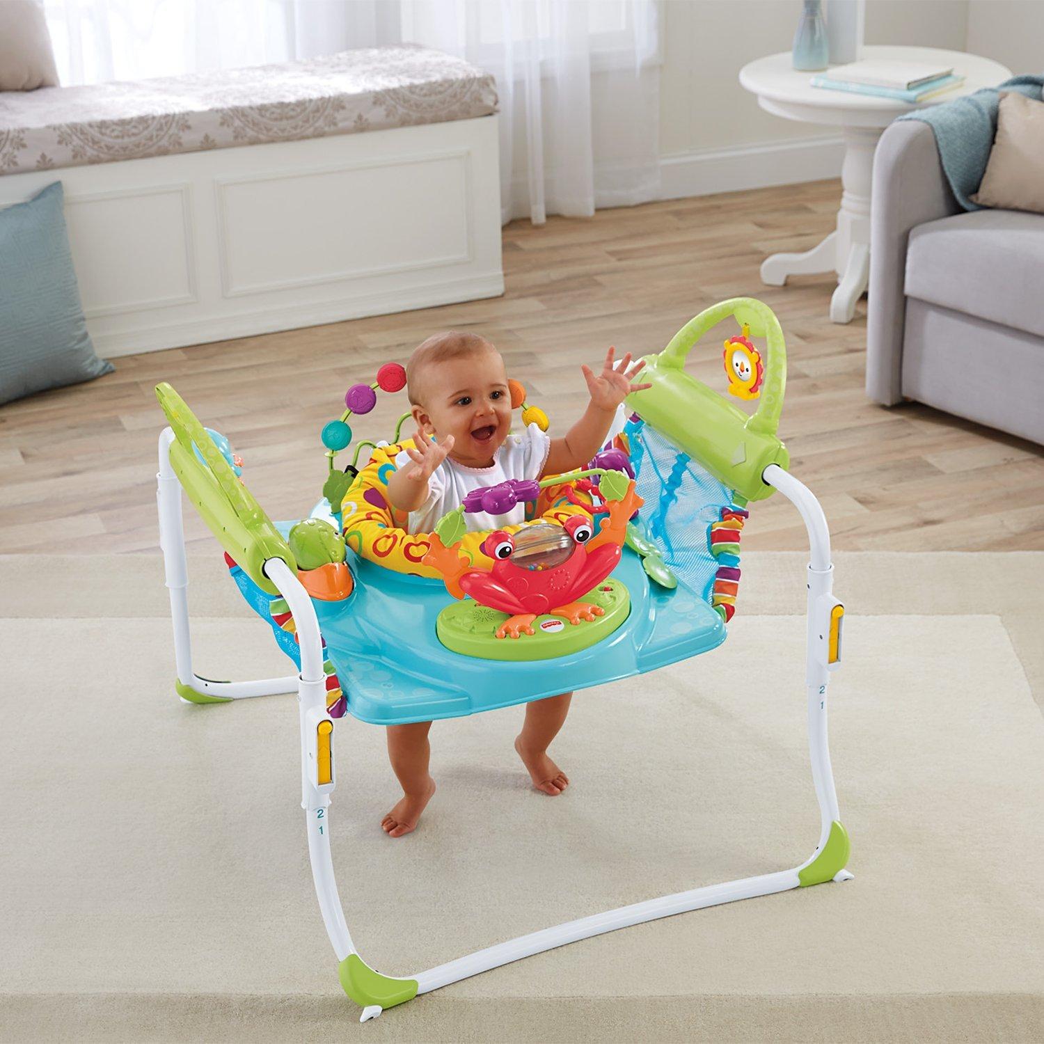 Fisher Price Step N Play Jumperoo Baby Walker with Two Toys