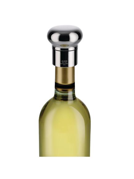 Alessi 'Noe' Stainless Steel Bottle Stopper - view 2, Silver