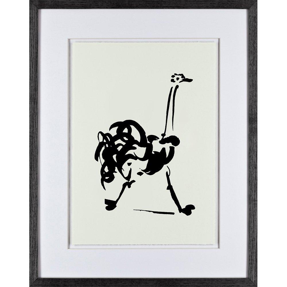 Pablo Picasso - L'Autruche Framed Print, 50 x 40cm