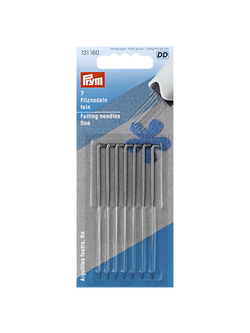 Prym Felting Needles, Fine, Pack of 7, Grey