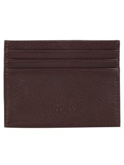 Polo Ralph Lauren Pebble Leather Card Holder, Brown
