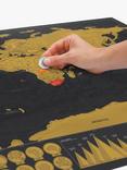 Luckies Deluxe Scratch Map, H59 x W82cm