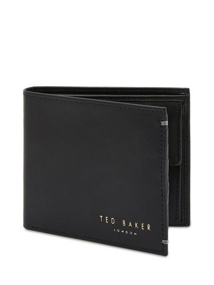 Ted Baker Anthonys Leather Bifold Wallet, Black
