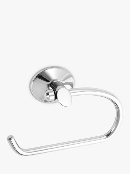 Robert Welch Oblique Swing Toilet Roll Holder - view 2, Silver