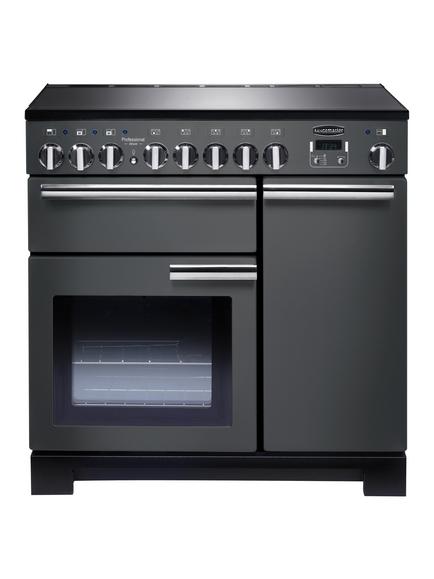 Rangemaster Professional Deluxe 90 Induction Hob Range Cooker, Slate
