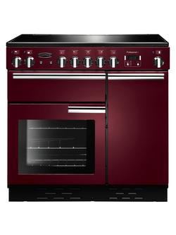 Rangemaster Professional + 90 Induction Hob Range Cooker, Cranberry