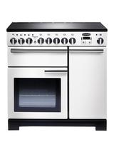 Rangemaster Professional Deluxe 90 Induction Hob Range Cooker, White