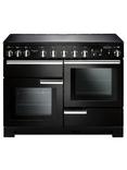 Rangemaster Professional Deluxe 110 Induction Hob Range Cooker, Gloss Black