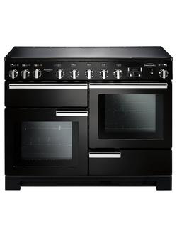 Rangemaster Professional Deluxe 110 Induction Hob Range Cooker, Gloss Black
