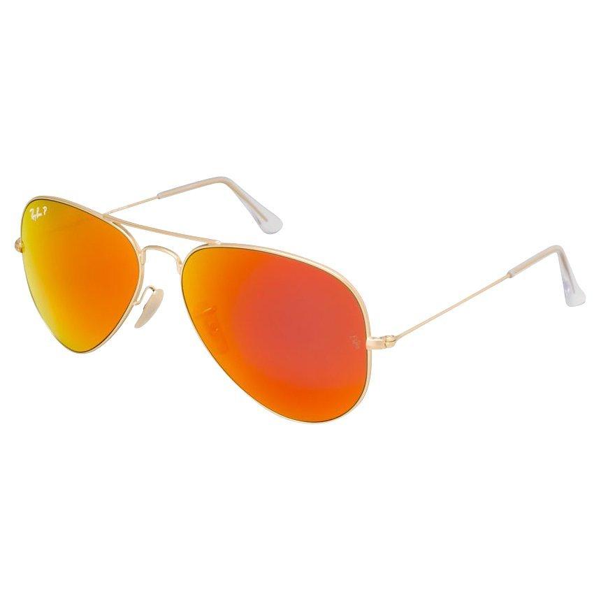Ray-Ban RB3025 Original Aviator Sunglasses, Orange