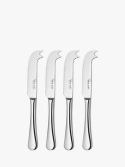 Robert Welch Radford Small Cheese Knife Set, 4 Piece, Stainless Steel