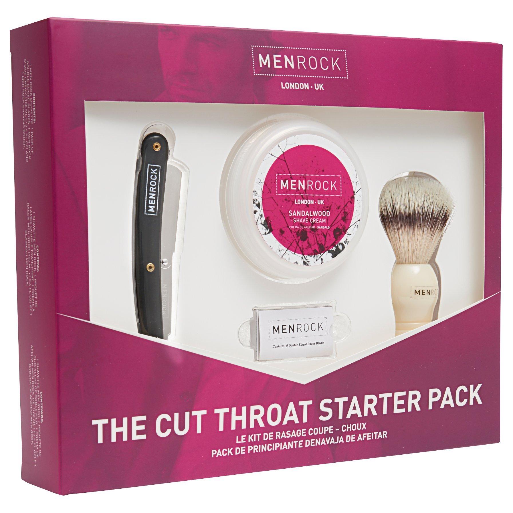 Men Rock The Cut Throat Razor Starter Pack Gift Set