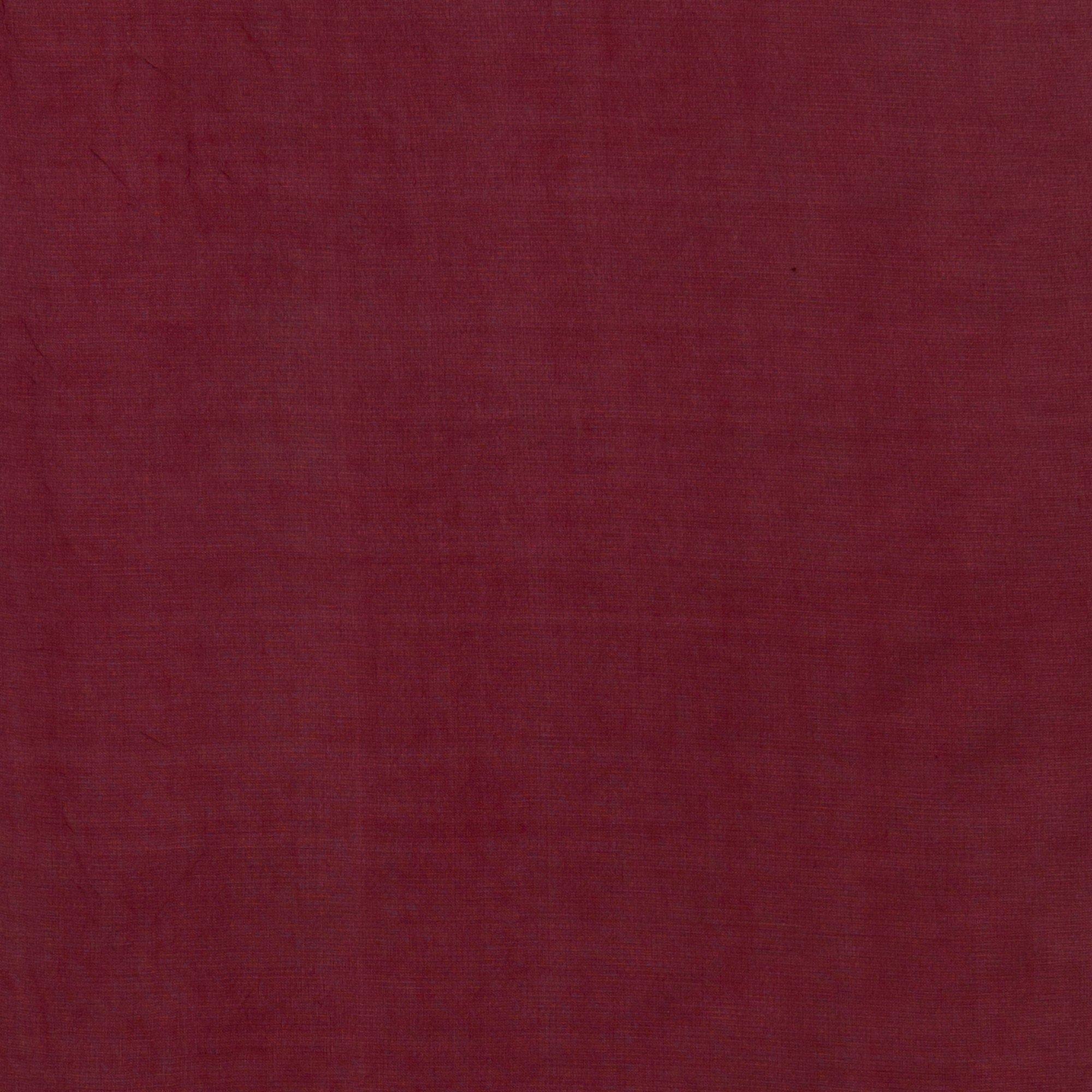 John Louden Smooth Chiffon Silk Fabric, Dark Wine