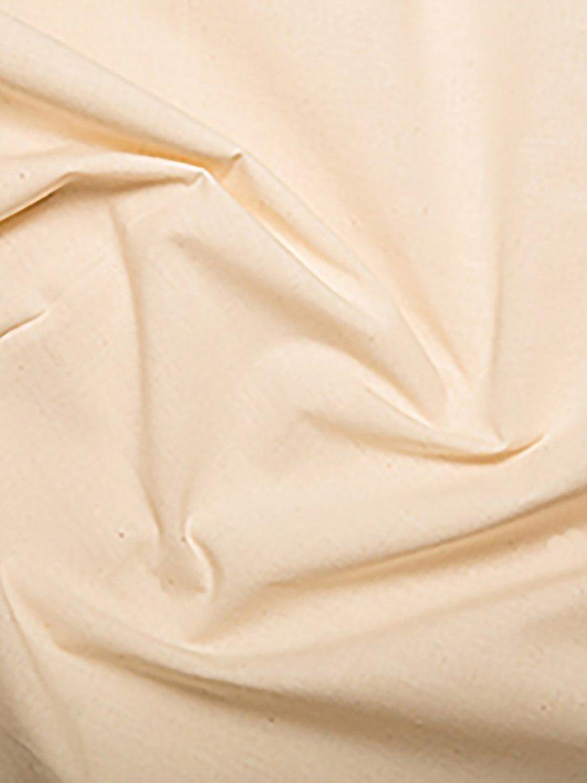 Calico Unbleached Cotton Fabric Lining, 90cm, Natural