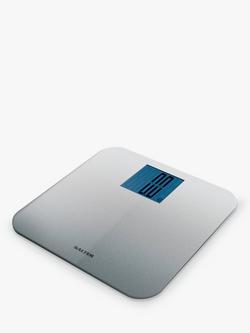 Salter MAX Capacity Digital Bathroom Scale, Silver Glitter, Silver