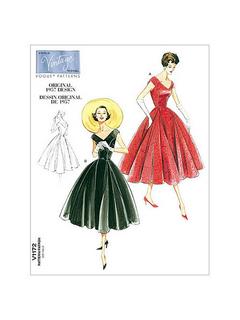 Vogue Women's Dress Sewing Pattern, 1172EE