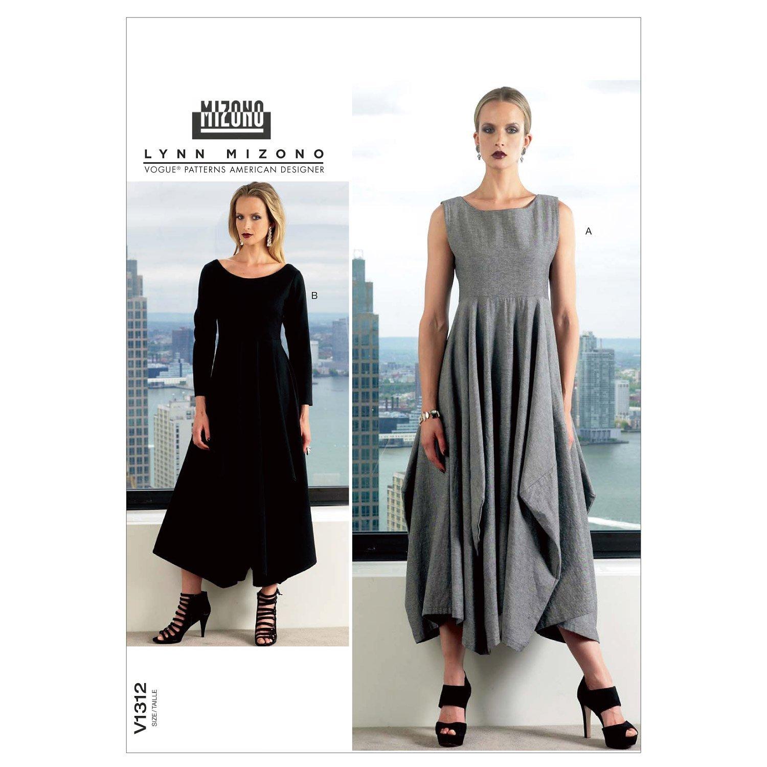 Vogue Mizono Women's Dresses Sewing Pattern, 1312