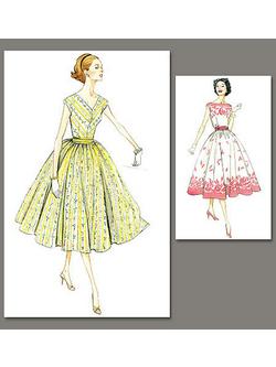 Vogue Vintage Women's Dresses Sewing Pattern, 8789 - view 2, 