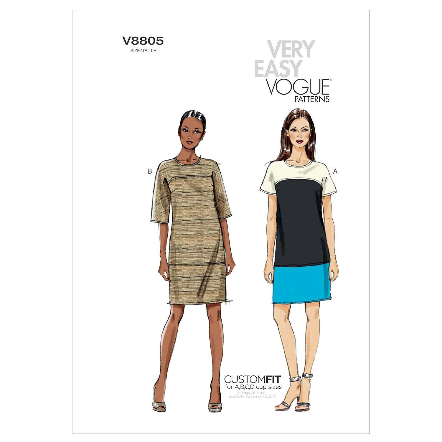 Vogue Women's Dress Sewing Pattern, 8805